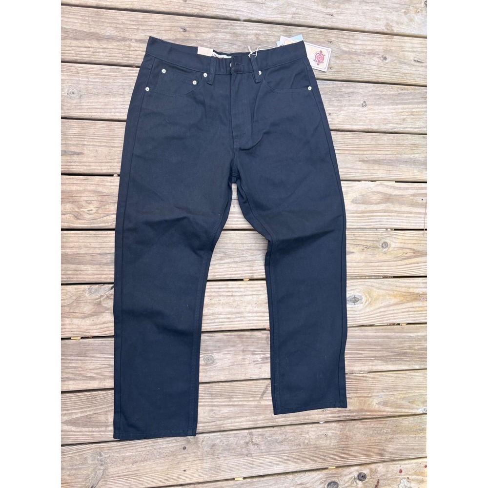 PJ Mark 41850 Mens Straight Leg Jeans Black Premium Denim 36x32 NWT